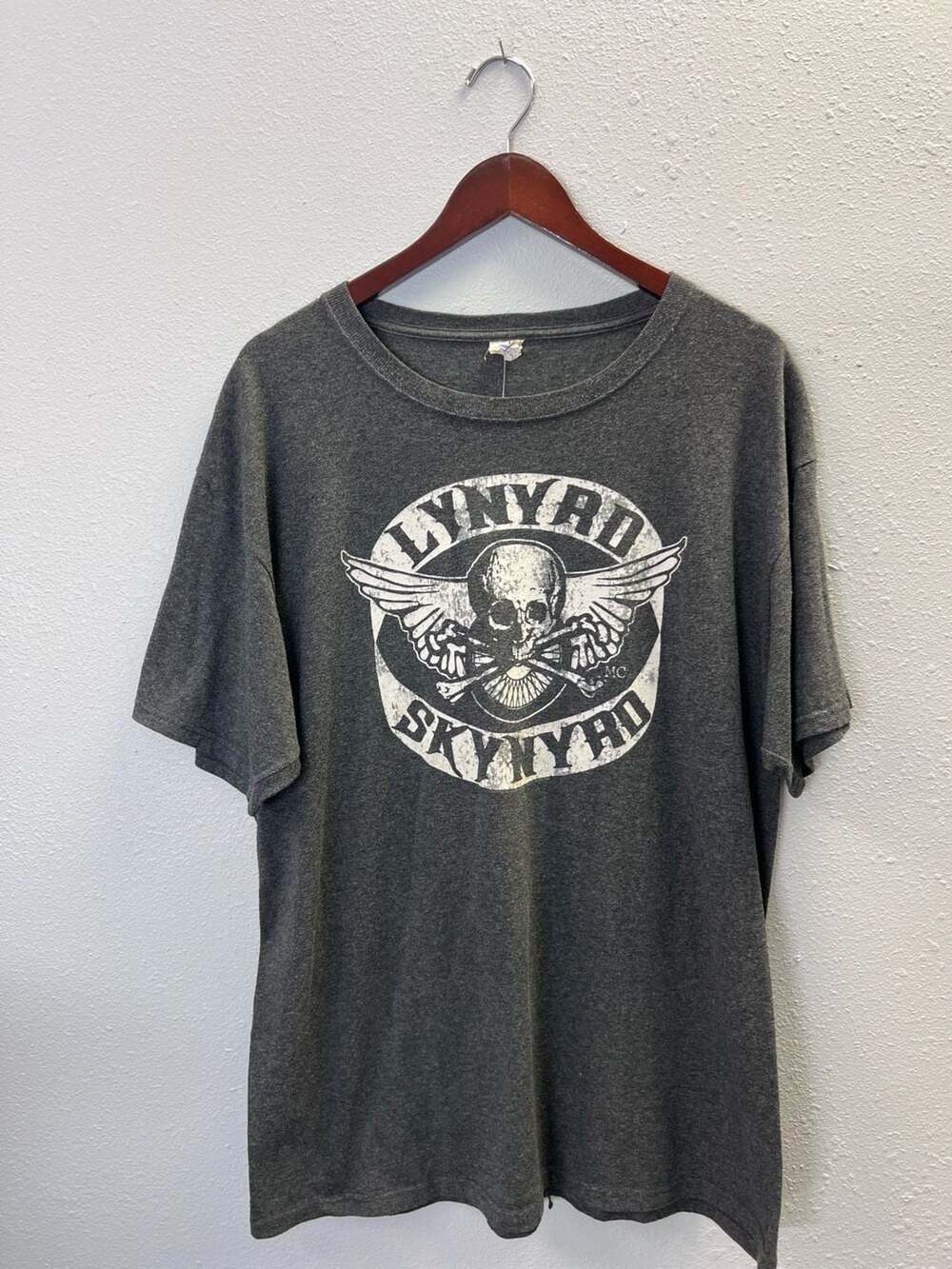 Vintage Lynyrd Skynyrd Band Graphic T-Shirt Anvil  XL Charcoal Heather Gray 0429